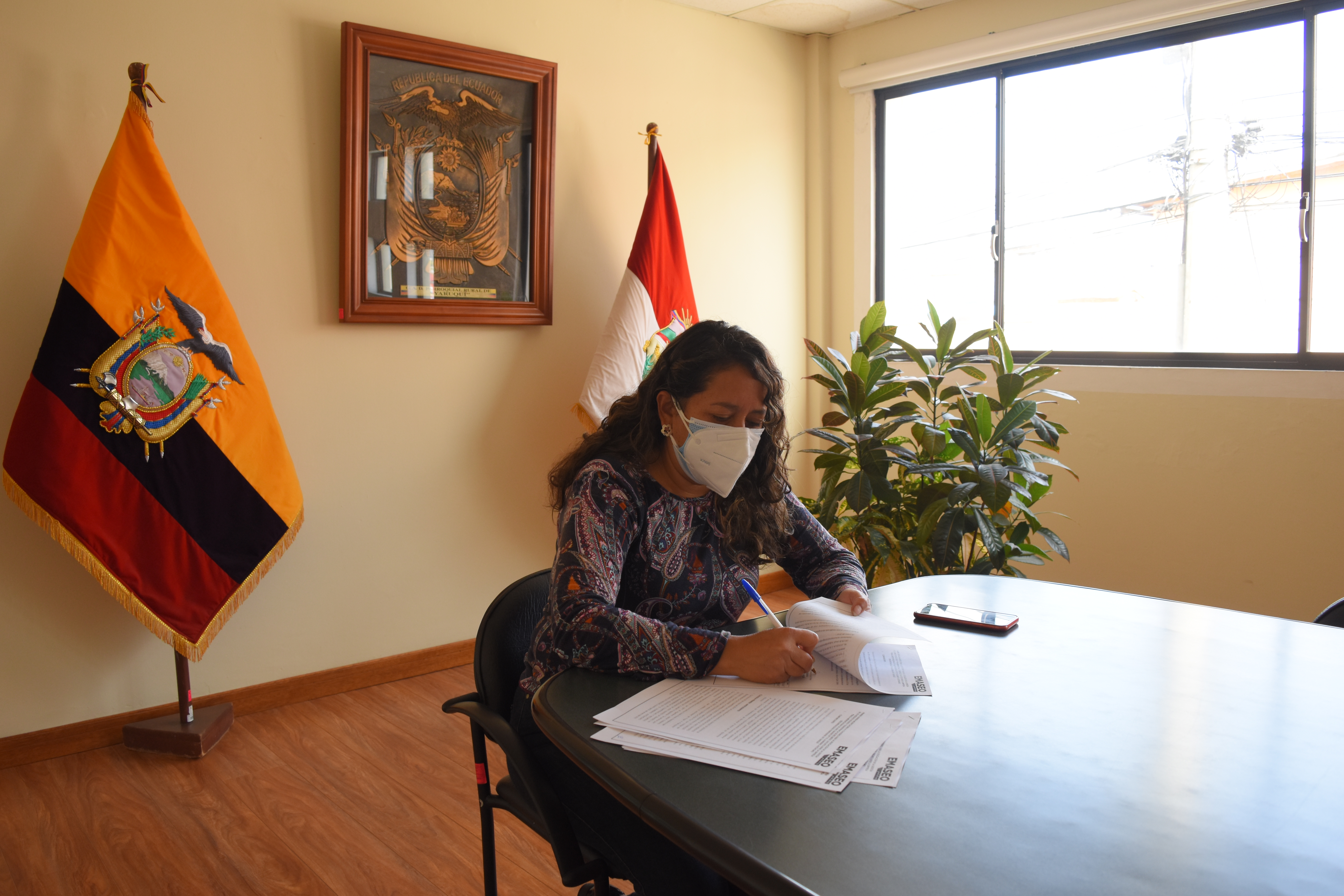 Firma de Convenio GAD Yaruquí y EMASEO